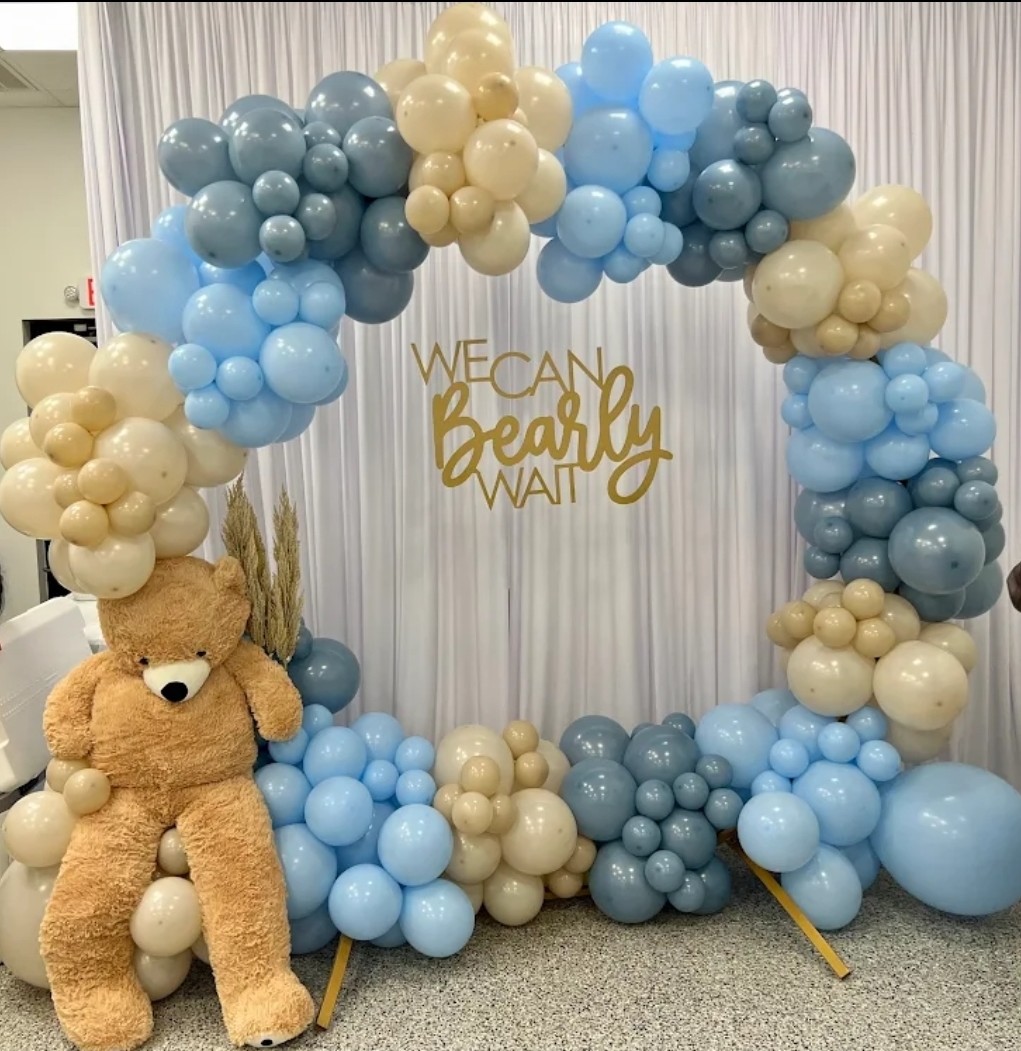 Bridal and baby shower setup at Shorewood event venue